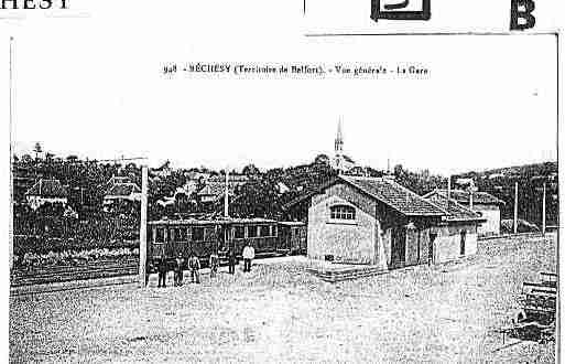 Ville de RECHESY Carte postale ancienne